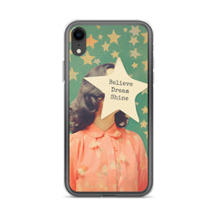 Believe Dream Shine Clear Case