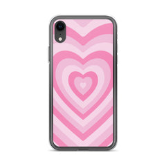 Pink Hearts Clear Case