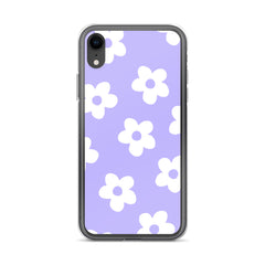 Purple Bloom Clear Case