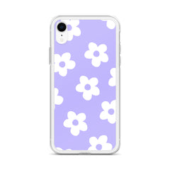 Purple Bloom Clear Case