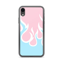 Inverted Flames Clear Case