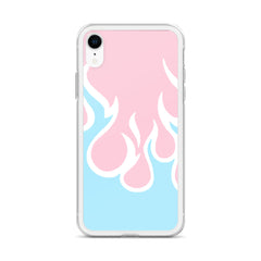 Inverted Flames Clear Case