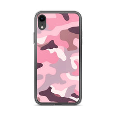 Pink Camo Clear Case