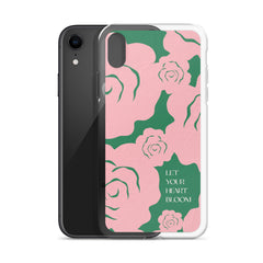 Let Your Heart Bloom Clear Case