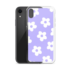 Purple Bloom Clear Case