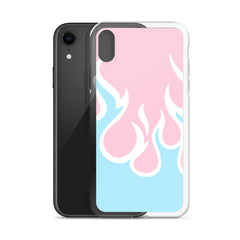 Inverted Flames Clear Case