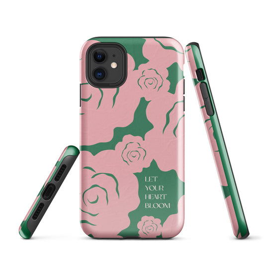 Let Your Heart Bloom Tough Case